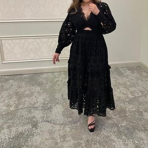 Midi Black dress for occasion